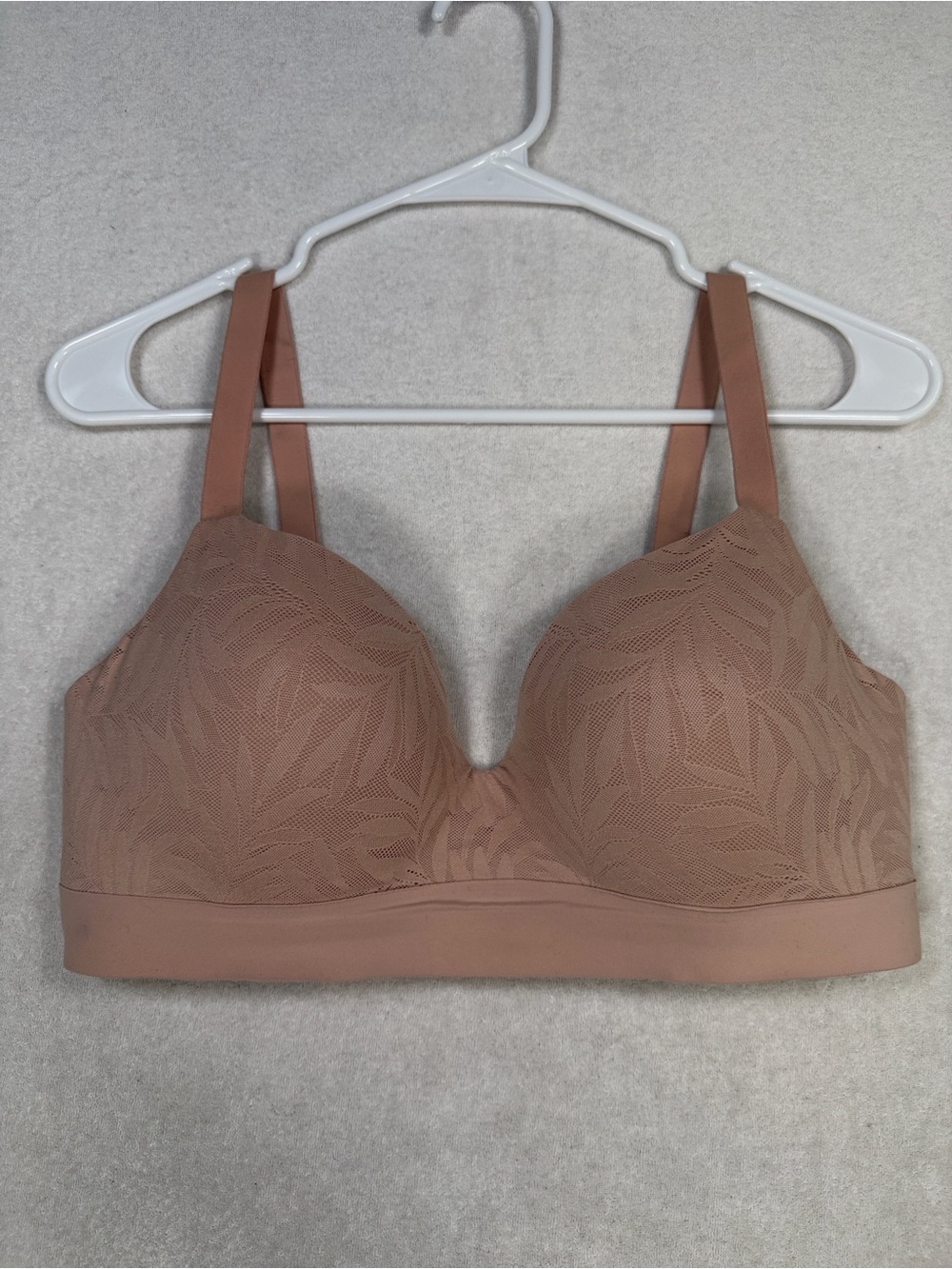 Soma Enbliss Wireless Bra with Lace, Hush Color